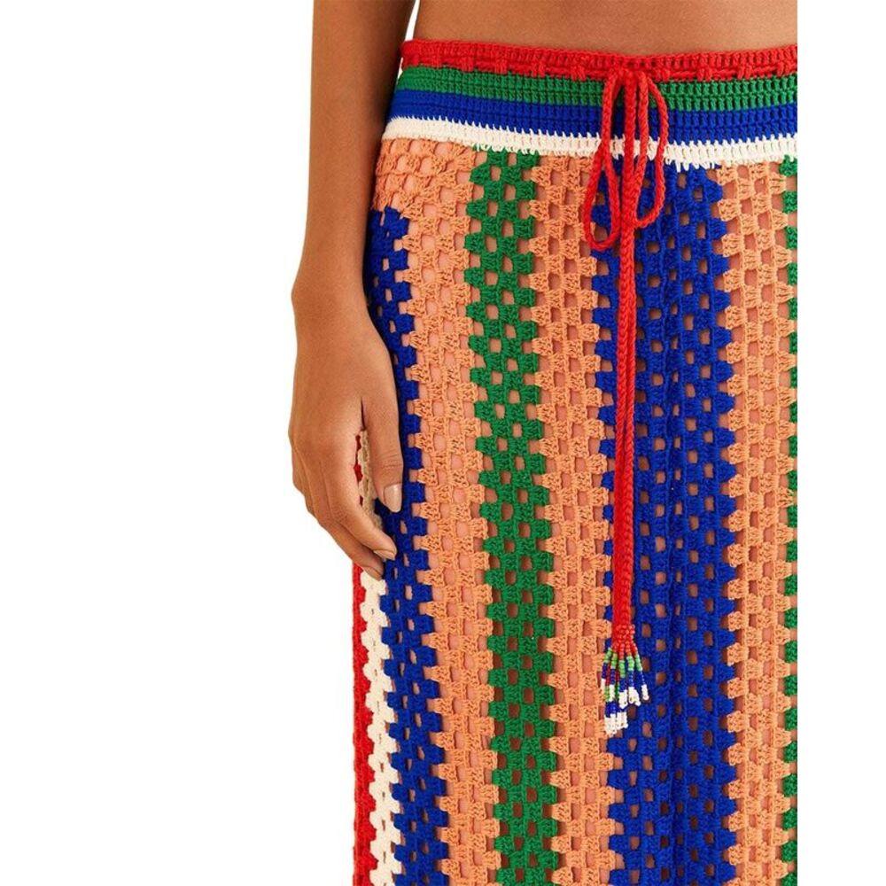 Farm Rio Womens Pitta Crochet Skirt - Picture 2 of 3